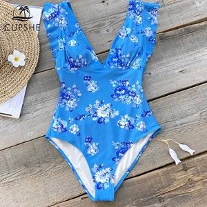 ⭐️2 for $20 ⭐️ BNWT Cupshe Floral One-piece